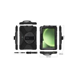Crong Defender Plus robust cover til Samsung Galaxy Tab Active5 Pro 10,1'' Black