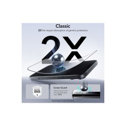 ESR UltraFit 2-pak h�rdet sk�rmbeskyttelsesglas til iPhone 17 Pro Max Transparent