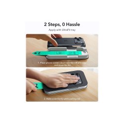 ESR UltraFit 2-pak h�rdet sk�rmbeskyttelsesglas til iPhone 17 Pro Max Transparent