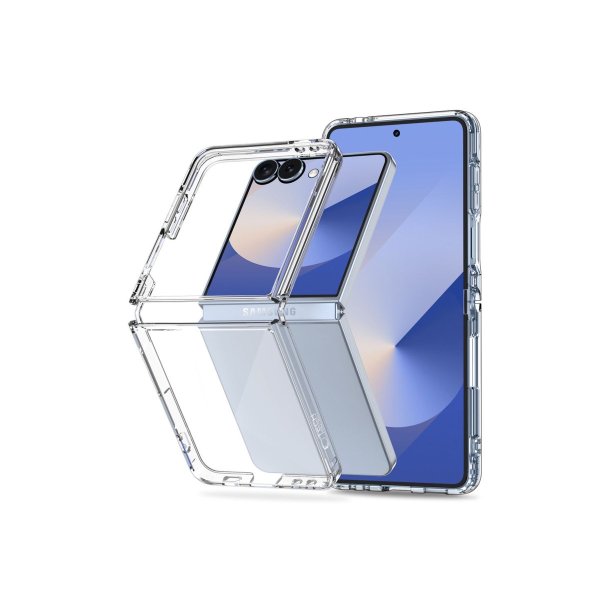 Tech-Protect FlexAir Hybrid-cover til Samsung Galaxy Z Flip7 Transparent