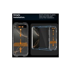 Tech-Protect Quick Set+ 2-pak h�rdet sk�rmbeskyttelsesglas til iPhone 17 Pro Max Black