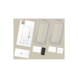 Tech-Protect Quick Set+ 2-pak h�rdet sk�rmbeskyttelsesglas til iPhone 17 Pro Max Black