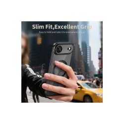 Tech-Protect MagFlex MagSafe-cover til iPhone 17 Air Clear Black