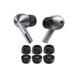 Tech-Protect �retips til Samsung Galaxy Buds 3 Pro S/M/L 3-pak Black