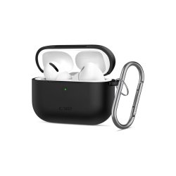 Tech-Protect Silicone Hook-cover til Apple AirPods Pro 3 Black