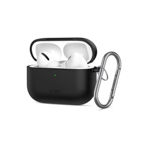 Tech-Protect Silicone Hook-cover til Apple AirPods Pro 3 Black