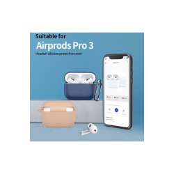 Tech-Protect Silicone Hook-cover til Apple AirPods Pro 3 Black