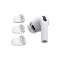 Tech-Protect �retips til Apple AirPods Pro 3 S/M/L 3-pak White