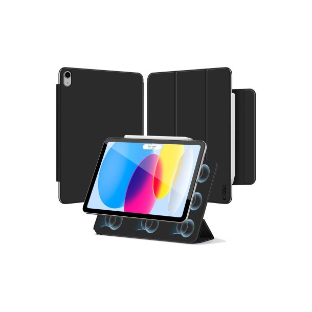 Tech-Protect SmartCase Magnetic-cover til iPad 10.9'' (2022) / iPad 11'' (2025) Black