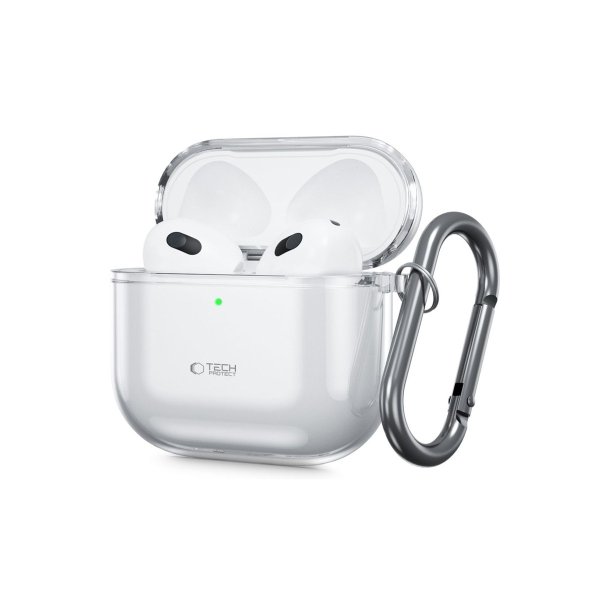 Tech-Protect FlexAir-cover til Apple AirPods 4 Transparent
