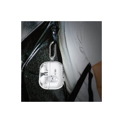 Tech-Protect FlexAir-cover med karabinhage til Samsung Galaxy Buds 3 / Buds 3 Pro Transparent