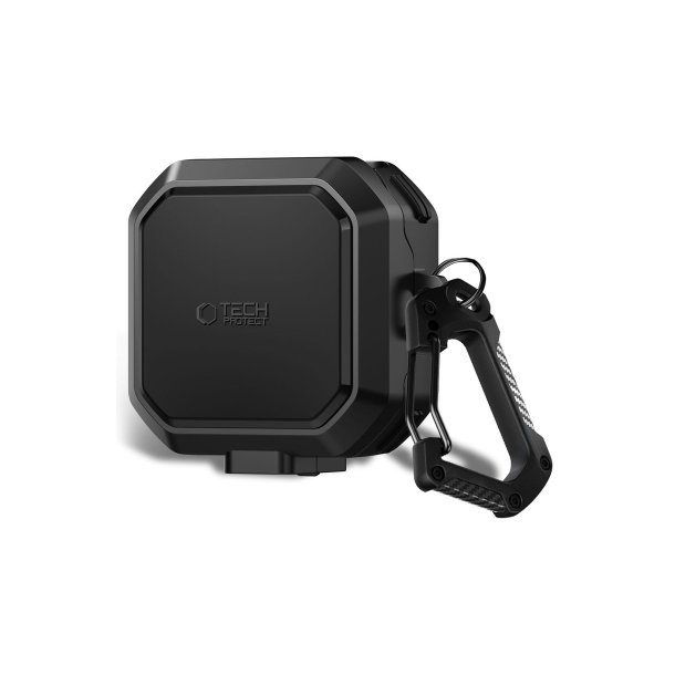 Tech-Protect Carbonox MagSafe-cover til Samsung Galaxy Buds 4 / Buds 4 Pro Black