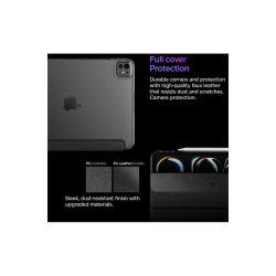 Spigen Liquid Air Folio-cover til iPad Pro 11'' (2024/2025) Black