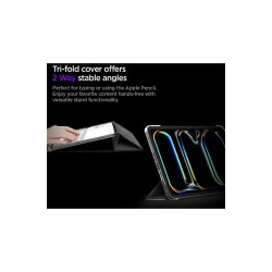 Spigen Liquid Air Folio-cover til iPad Pro 11'' (2024/2025) Black