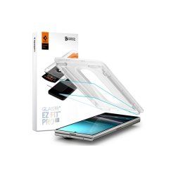 Spigen Glas.tR EZ Fit Pro HD 2-pak h�rdet sk�rmbeskyttelsesglas til Samsung Galaxy Z Fold7 Transparent