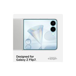 Spigen Glas.tR EZ Fit HD 2-pak h�rdet sk�rmbeskyttelsesglas til Samsung Galaxy Z Flip7 Transparent