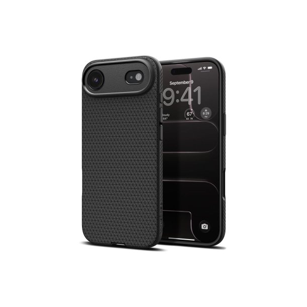 Spigen Liquid Air-cover til iPhone 17 Air Matte Black