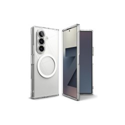 Ringke Fusion Magnetic MagSafe-cover til Samsung Galaxy Z Fold7 Clear