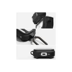 Ringke UX Magnetic-cover til Apple AirPods Pro 3 Black/Clear