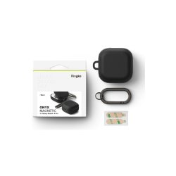Ringke Onyx Magnetic-cover til Samsung Galaxy Buds 4 / Buds 4 Pro Black