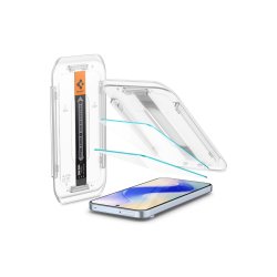 Spigen Glas.tR EZ Fit 2-pak h�rdet sk�rmbeskyttelsesglas med monteringsramme til Google Pixel 10 / 10 Pro / 9 / 9 Pro