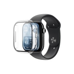 AmazingThing Radix Glass sk�rmbeskyttelse med cover til Apple Watch Series 11 46mm Clear