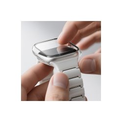 AmazingThing Radix Glass sk�rmbeskyttelse med cover til Apple Watch Series 11 46mm Clear