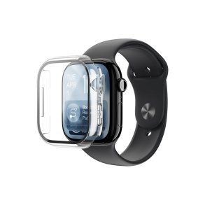 AmazingThing Radix Glass sk�rmbeskyttelse med cover til Apple Watch Series 11 42mm Clear