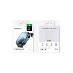 AmazingThing Radix Glass sk�rmbeskyttelse med cover til Apple Watch Series 11 42mm Clear