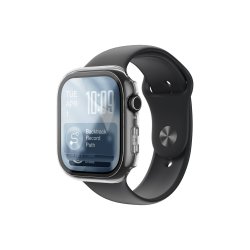 AmazingThing Radix Glass sk�rmbeskyttelse med cover til Apple Watch Series 11 42mm Clear