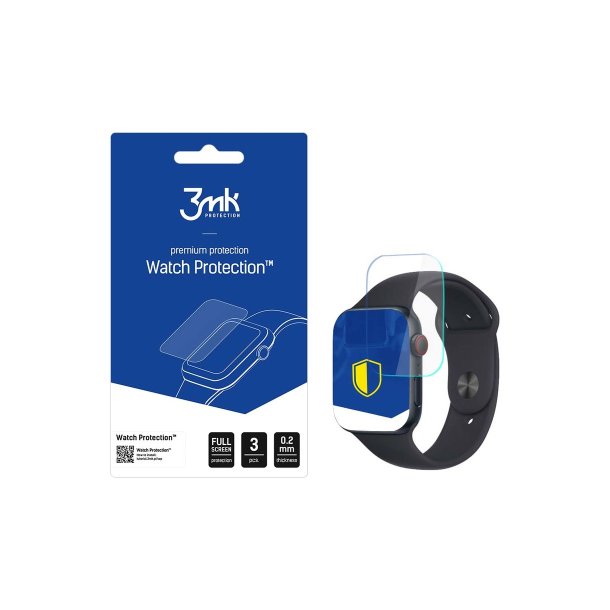 3mk Watch Protection&trade; v. ARC+ beskyttelsesfilm til Apple Watch SE2 40mm