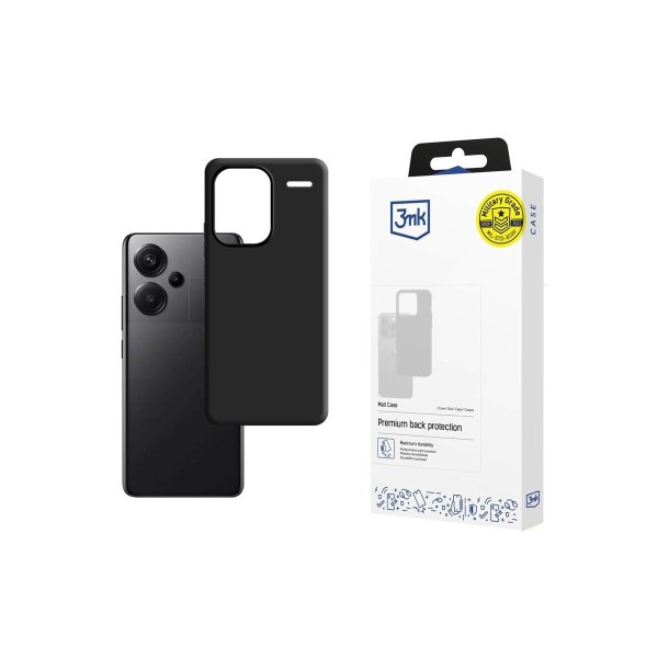 3mk Matt-cover til Xiaomi Redmi Note 13 Pro+ Black