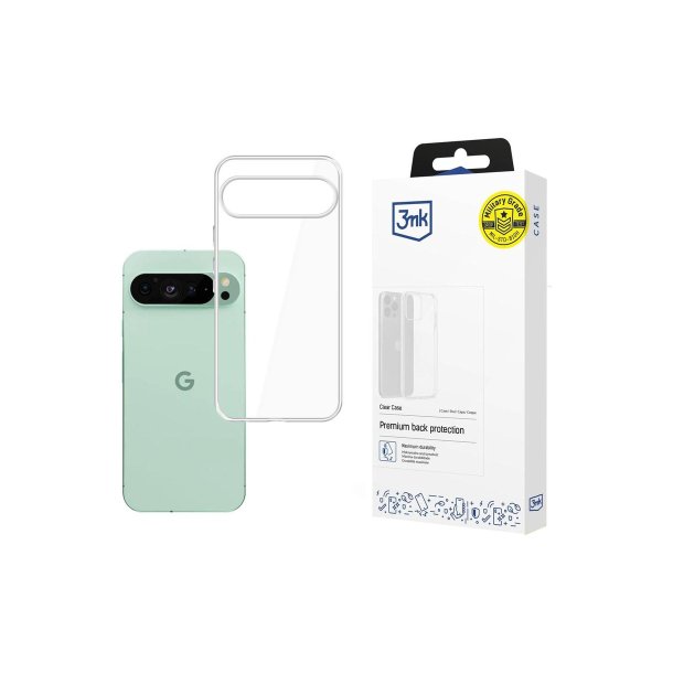 3mk Clear-cover til Google Pixel 9 Transparent