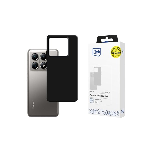 3mk Matt-cover til Xiaomi 14T Pro Black