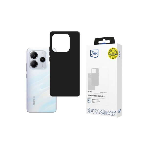 3mk Matt-cover til Xiaomi Redmi Note 14 5G Black