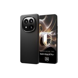3mk Matt-cover til Xiaomi Redmi Note 14 Pro+ Black