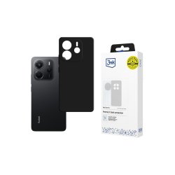 3mk Matt-cover Pro cover til Xiaomi Redmi Note 14 4G Matte Black