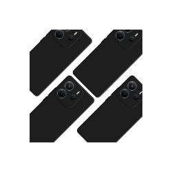 3mk Matt-cover Pro cover til Xiaomi Redmi Note 14 4G Matte Black