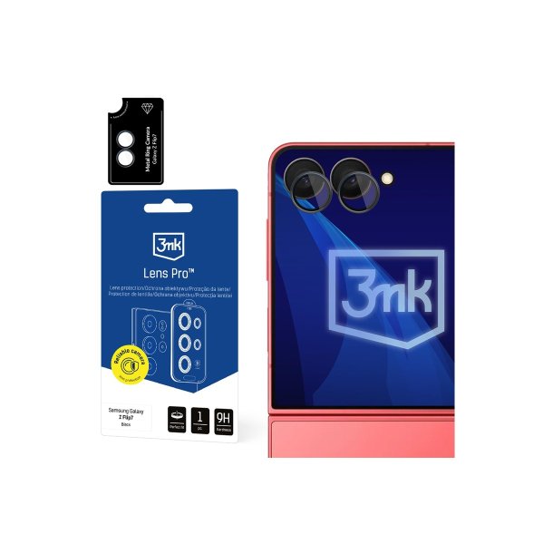3mk Lens Protection Pro kameraglas til Samsung Galaxy Z Flip 7 Black