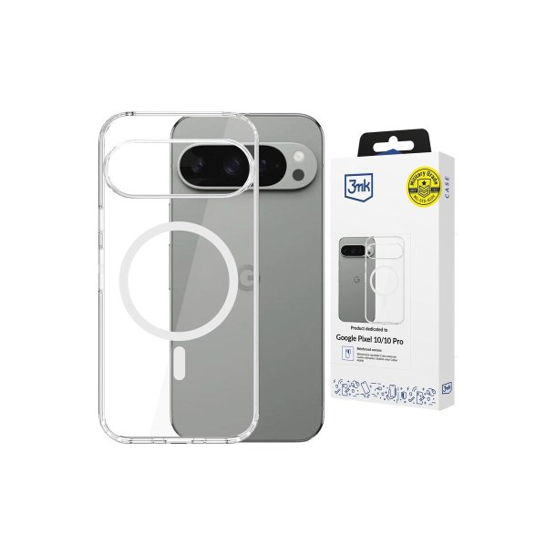 3mk Armor Mag-cover til Google Pixel 10 / Google Pixel 10 Pro Transparent