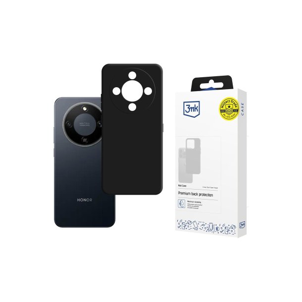 3mk Matt-cover til Honor Magic 8 Lite Matte Black