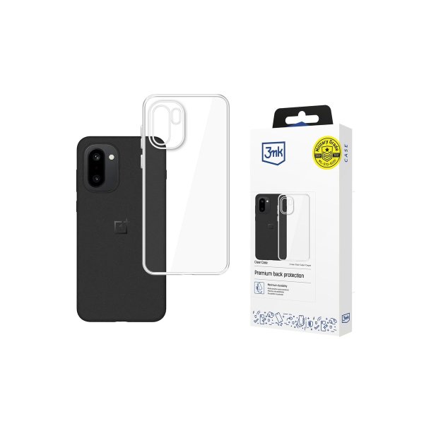 3mk Clear-cover til OnePlus 15R Transparent