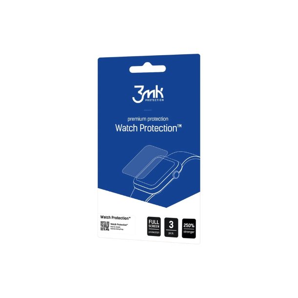beskyttelsesfilm til 3mk Watch Protection ARC smartwatch sk�rm p� Garett Signature Prime