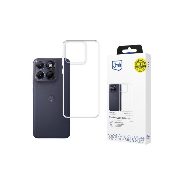 3mk Clear-cover til Motorola Edge 70 Fusion Transparent