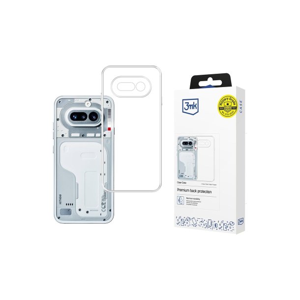 3mk Clear-cover til Nothing Phone (4a) Transparent