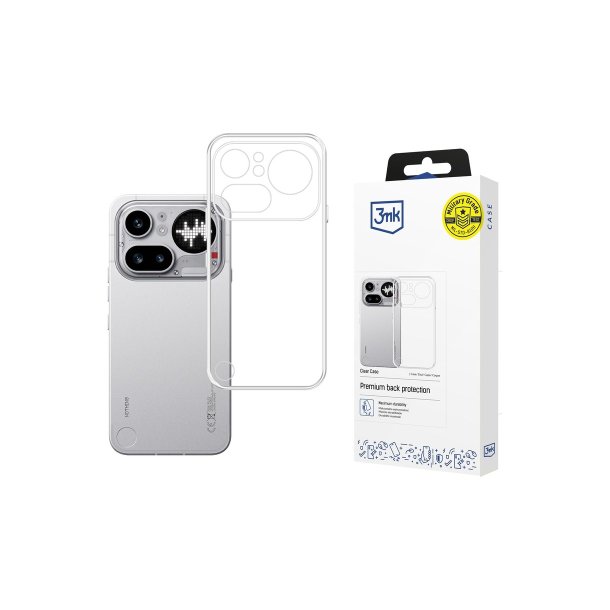3mk Clear-cover til Nothing Phone (4a) Pro Transparent