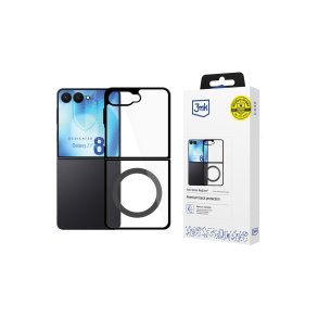 3mk Satin Armor-cover+ Flip til Samsung Galaxy Z Flip 8 Transparent