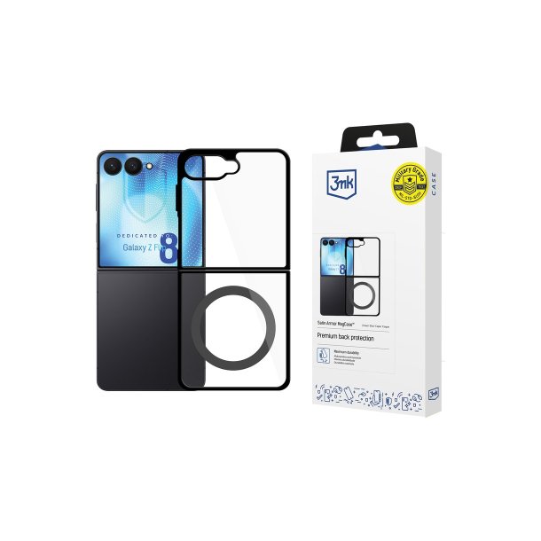 3mk Satin Armor-cover+ Flip til Samsung Galaxy Z Flip 8 Transparent