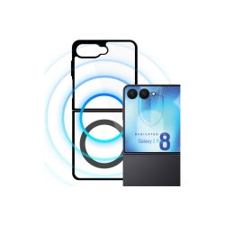3mk Satin Armor-cover+ Flip til Samsung Galaxy Z Flip 8 Transparent