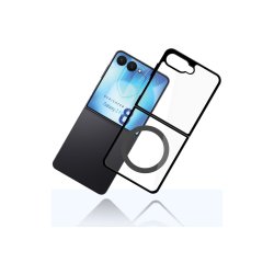 3mk Satin Armor-cover+ Flip til Samsung Galaxy Z Flip 8 Transparent
